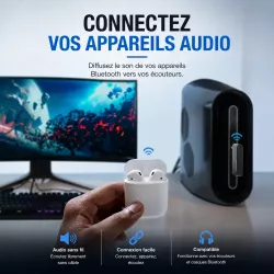 Émetteur Bluetooth 4SMARTS B9 Double Jack 3,5 mm Rétractable
