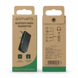 Émetteur Bluetooth 4SMARTS B9 Double Jack 3,5 mm Rétractable