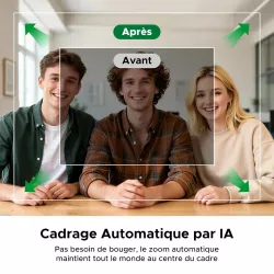 Webcam UGREEN FineCam Pro 4K avec IA