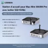 Station d'Accueil UGREEN pour Mac Mini M4/M4 Pro | Hub 11-en1