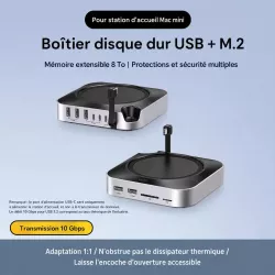 Station d'Accueil UGREEN pour Mac Mini M4/M4 Pro | Hub 11-en1
