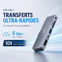 Hub USB-C ANKER PowerExpand Direct 6-en-1 60W PD