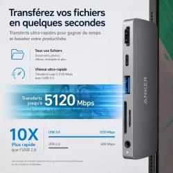 Hub USB-C ANKER PowerExpand Direct 6-en-1 60W PD