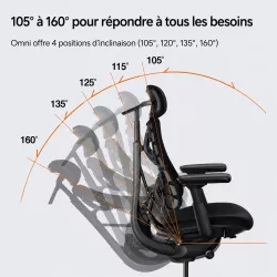Chaise Ergonomique LIBERNOVO Omni 45