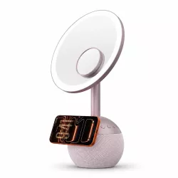 Miroir LED 4-en-1 ZGA WX09 | Enceinte & Chargeur Sans Fil