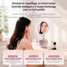 Miroir LED 4-en-1 ZGA WX09 | Enceinte & Chargeur Sans Fil