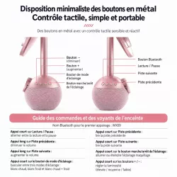 Miroir LED 4-en-1 ZGA WX09 | Enceinte & Chargeur Sans Fil