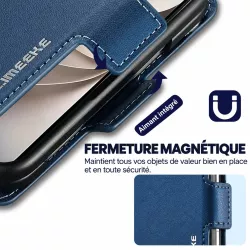 iPhone Duo | Étui Portefeuille LC.IMEIKE L1 avec Porte-Stylet
