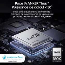 Écouteurs Soundcore Liberty 5 Pro Max | Prise de Notes