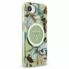 iPhone 16e / 17e - Coque GUESS IML Glitter Flowers Triangle
