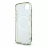 iPhone 16e / 17e - Coque GUESS IML Glitter Flowers Triangle