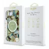 iPhone 16e / 17e - Coque GUESS IML Glitter Flowers Triangle
