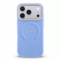 iPhone 18/17 Pro | Coque MagSafe GUESS Saffiano Peony