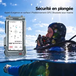 Caisson Étanche 60 Mètres DIVEVOLK SeaTouch Max Platinum V2