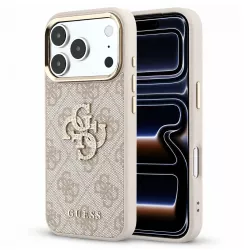 iPhone 18/17 Pro Max | Coque GUESS Monogramme & Logo Strass