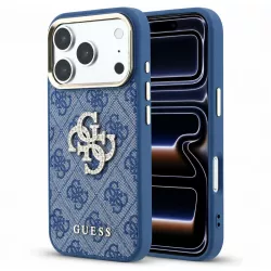 iPhone 18/17 Pro Max | Coque GUESS Monogramme & Logo Strass