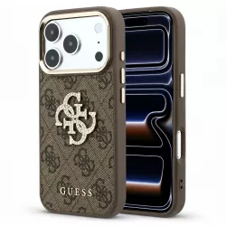 iPhone 18/17 Pro | Coque GUESS Monogramme & Logo Strass