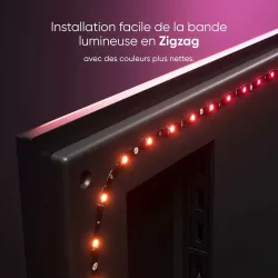 Bande LED NANOLEAF 4D Screen Mirror Kit V2 | TV 65" ou 85"