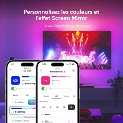 Bande LED NANOLEAF 4D Screen Mirror Kit V2 | TV 65" ou 85"