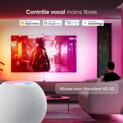 Bande LED NANOLEAF 4D Screen Mirror Kit V2 | TV 65" ou 85"