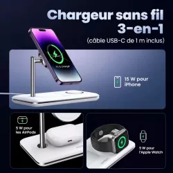 Station Induction MagSafe UGREEN Qi2 15W CD278