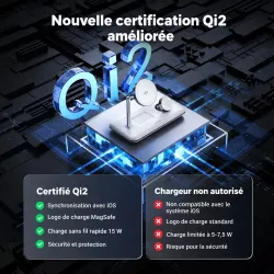 Station Induction MagSafe UGREEN Qi2 15W CD278