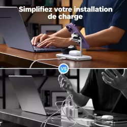 Station Induction MagSafe UGREEN Qi2 15W CD278