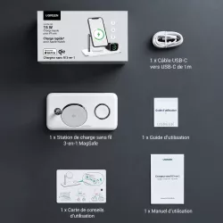 Station Induction MagSafe UGREEN Qi2 15W CD278