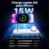 Station Induction MagSafe UGREEN Qi2 15W CD278