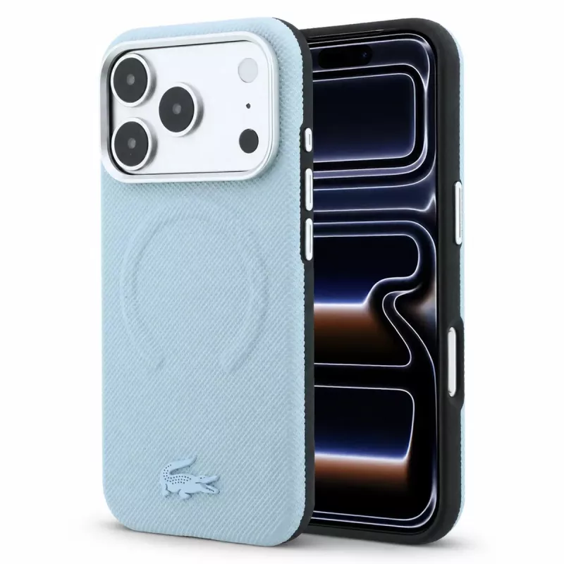 iPhone 18/17 Pro Max | Coque MagSafe LACOSTE Petit Piqué Relief