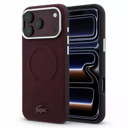 iPhone 18/17 Pro Max | Coque MagSafe LACOSTE Petit Piqué Relief