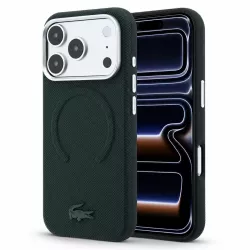 iPhone 18/17 Pro Max | Coque MagSafe LACOSTE Petit Piqué Relief