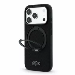 iPhone 18/17 Pro | Coque LACOSTE Petit Piqué Anneau 360°