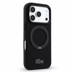 iPhone 18/17 Pro | Coque LACOSTE Petit Piqué Anneau 360°