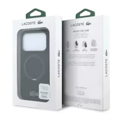 iPhone 18/17 Pro | Coque LACOSTE Petit Piqué Anneau 360°