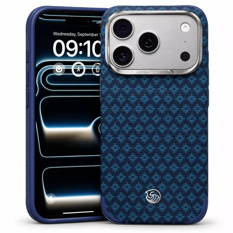 iPhone 18/17 Pro | Coque MagSafe BENKS ArmorEdge Kevlar