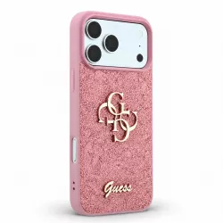 iPhone 18/17 Pro Max | Coque Paillettes GUESS Glitter Logo 4G