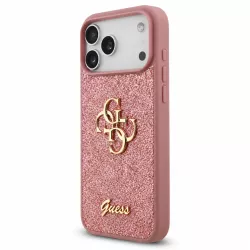 iPhone 18/17 Pro Max | Coque Paillettes GUESS Glitter Logo 4G