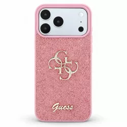 iPhone 18/17 Pro | Coque Paillettes GUESS Glitter Logo 4G