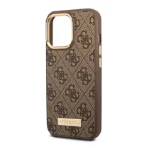 iPhone 14 Pro | Coque MagSafe GUESS Monogramme 4G