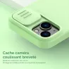 Coque MagSafe NILLKIN CamShield Silky pour iPhone 14