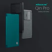 Étui NILLKIN Qin Pro pour Galaxy S23 Ultra