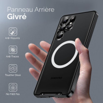 Coque Métal Compatible MagSafe pour Galaxy S23 Ultra