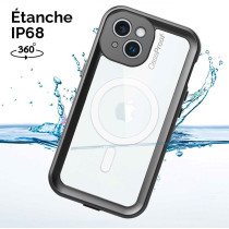 iPhone 15 | Coque Intégrale CASEPROOF Étanche IP68 Antichoc 3 Mètres