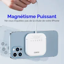 Chargeur Induction 3-en-1 DUZZONA W7 Compatible MagSafe