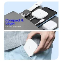 Chargeur Induction 3-en-1 DUZZONA W7 Compatible MagSafe
