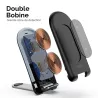 Chargeur Induction Pliable DUZZONA W2 - Charge Rapide 15W | Positions Verticale-Horizontale-À Plat