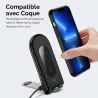 Chargeur Induction Pliable DUZZONA W2 - Charge Rapide 15W | Positions Verticale-Horizontale-À Plat