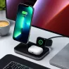 Chargeur Induction 3-en-1 SATECHI WMCS3M Compatible MagSafe