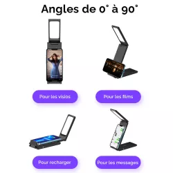 Chargeur Induction 3-en-1 USAMS CD181 avec Lampe d'Appoint